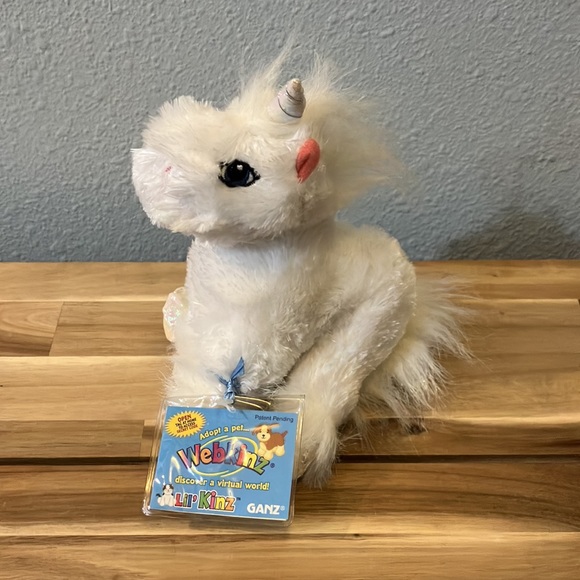Rare Collectable Webkinz Unicorn WITH Code - Picture 2 of 5